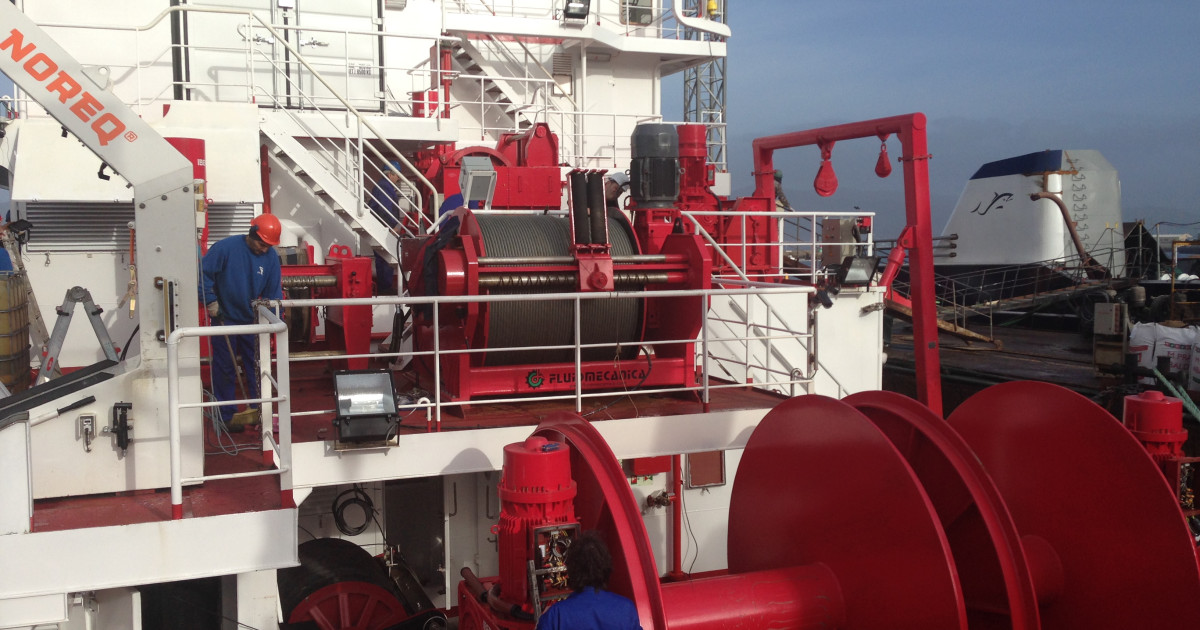 ELECTRIC TOWING WINCH FOR ROV - Fluidmecánica